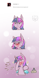 Size: 800x1600 | Tagged: safe, artist:cold-blooded-twilight, spike, twilight sparkle, g4, comic, explicit source, female, solo