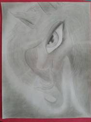 Size: 756x1008 | Tagged: safe, fluttershy, bat pony, pony, g4, evil smile, flutterbat, licking, race swap, tongue out