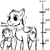 Size: 600x600 | Tagged: safe, artist:thebathwaterhero, oc, oc only, oc:sunny days, pegasus, pony, series:entrapment, adult, bloodshot eyes, chart, female, filly, height, height difference, male, monochrome, rash, scale, size chart, size comparison, size difference, skin, stallion, text, tunic