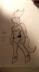 Size: 528x960 | Tagged: safe, scootaloo, anthro, g4, older, sketch