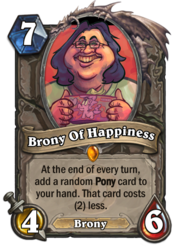 Size: 400x573 | Tagged: safe, pinkie pie, human, g4, brony, brony of happiness, card, female, hearthstone, irl, meta, photo, toy, warcraft, world of warcraft