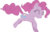 Size: 6680x4320 | Tagged: safe, artist:iknowpony, pinkie pie, earth pony, pony, g4, .svg available, absurd resolution, cutie mark, eyes closed, female, grin, hooves, mare, running, simple background, smiling, solo, transparent background, vector