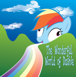 Size: 3288x3300 | Tagged: safe, artist:qtmarx, rainbow dash, pony, g4, female, solo, wat