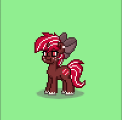 Size: 401x394 | Tagged: safe, artist:lyraalluse, oc, oc only, oc:bacon bits, pony, pony town, bacon pony, original character do not steal