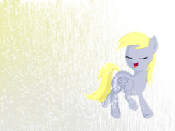 Size: 1100x825 | Tagged: safe, artist:therecliner27, derpy hooves, pegasus, pony, g4, female, mare, singing, solo