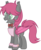 Size: 2295x2788 | Tagged: safe, artist:duskthebatpack, oc, oc only, oc:strawberry pancake, bat pony, pony, apron, bowtie, clothes, female, high res, mare, simple background, solo, transparent background, vector