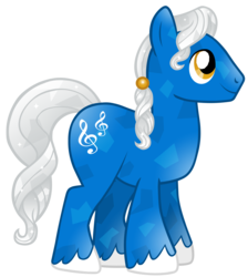 Size: 2672x2988 | Tagged: safe, artist:cloudy glow, royal riff, crystal pony, earth pony, pony, g4, background pony, crystallized, high res, male, simple background, solo, stallion, transparent background, vector