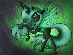 Size: 1500x1125 | Tagged: source needed, safe, artist:slamjam, queen chrysalis, changeling, changeling queen, g4, female, solo