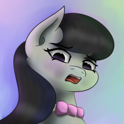 Size: 2000x2000 | Tagged: safe, artist:drafthoof, octavia melody, earth pony, pony, g4, bust, cute, female, high res, mare, portrait, solo, tavibetes