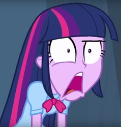 Size: 724x759 | Tagged: safe, artist:hoffy1138, edit, edited screencap, screencap, twilight sparkle, equestria girls, g4, my little pony equestria girls, faic, female, open mouth, shocked, youtube poop