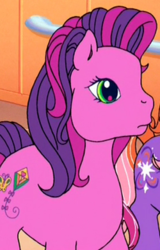 Size: 250x390 | Tagged: safe, screencap, skywishes, twinkle twirl, earth pony, pony, dancing in the clouds, g3, cropped, female, mare