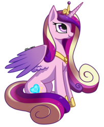Size: 2200x2700 | Tagged: safe, artist:sitrophe, princess cadance, g4, cute, cutedance, female, high res, looking up, simple background, sitting, smiling, solo, spread wings, transparent background