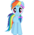 Size: 128x133 | Tagged: safe, artist:onil innarin, derpibooru exclusive, rainbow dash, pony, g4, blushing, c:, cute, dashabetes, female, girly, hair bow, looking at you, mare, pixel art, rainbow dash always dresses in style, simple background, solo, tomboy taming, transparent background