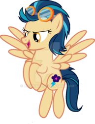 Size: 600x776 | Tagged: safe, artist:airiana45, indigo zap, equestria girls, g4, equestria girls ponified, female, ponified, solo, watermark