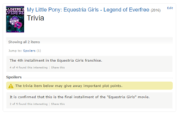 Size: 659x421 | Tagged: safe, screencap, equestria girls, g4, my little pony equestria girls: legend of everfree, equestria girls logo, fake, faker than a three dollar bill, imdb, text