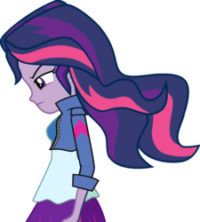 Size: 1600x1780 | Tagged: safe, sunset shimmer, twilight sparkle, oc, equestria girls, g4, clothes swap, female, recolor, solo