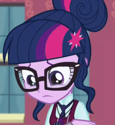 Size: 493x533 | Tagged: safe, sci-twi, twilight sparkle, equestria girls, g4, my little pony equestria girls: friendship games, adorkable, animated, cropped, cute, dork, female, solo