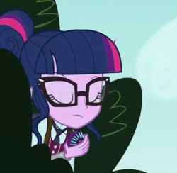 Size: 547x533 | Tagged: safe, sci-twi, twilight sparkle, equestria girls, g4, my little pony equestria girls: friendship games, animated, bush, cropped, female, magic capture device, solo