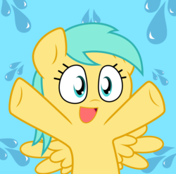 Size: 2033x2000 | Tagged: safe, artist:chainchomp2, sunshower raindrops, pegasus, pony, g4, base used, female, mare, nya, paffendorf, solo, vector