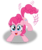 Size: 1024x1224 | Tagged: safe, artist:aleximusprime, pinkie pie, earth pony, pony, g4, cute, diapinkes, female, looking at you, open mouth, playful, simple background, solo, tail wag, transparent background