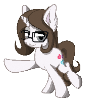 Size: 200x200 | Tagged: safe, artist:dr-whiskey, oc, oc only, oc:pyrisa miracles, pony, unicorn, animated, commission, pixel art, solo