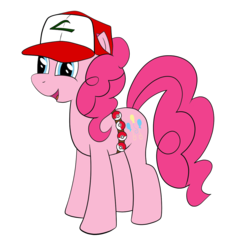 Size: 1082x1185 | Tagged: dead source, safe, artist:php47, pinkie pie, g4, pink horse daily, pokémon trainer