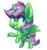 Size: 850x911 | Tagged: safe, artist:spacechickennerd, oc, oc only, oc:peppermint game, alicorn, pony, solo