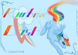 Size: 1280x906 | Tagged: safe, artist:zombiicrow, rainbow dash, g4, female, solo