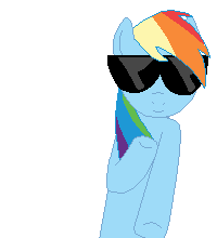 Size: 200x220 | Tagged: safe, artist:tomdantherock, rainbow dash, g4, animated, dancing, drop it like it's hot, female, perfect loop, simple background, smoke weed everyday, snoop dogg, solo, sunglasses, swag, transparent background