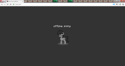 Size: 1365x727 | Tagged: safe, oc, oc only, oc:offline, pony, pony town, microsoft windows, offline, opera, windows 7