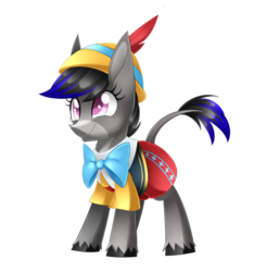 Size: 864x925 | Tagged: safe, artist:scarlet-spectrum, oc, oc only, oc:tara, donkey, clothes, cosplay, costume, cute, nightmare night, pinocchio, simple background, solo, transparent background