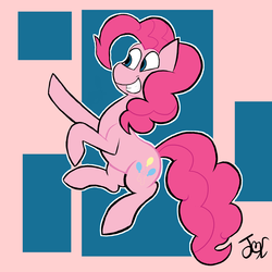 Size: 2800x2800 | Tagged: safe, artist:goldenled, pinkie pie, g4, female, high res, solo