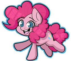 Size: 1280x1103 | Tagged: safe, artist:twisted-sketch, pinkie pie, g4, female, simple background, solo