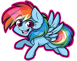 Size: 1280x1018 | Tagged: safe, artist:twisted-sketch, rainbow dash, g4, female, flying, open mouth, simple background, smiling, solo