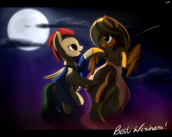 Size: 3500x2800 | Tagged: safe, artist:avastin4, oc, oc only, pegasus, pony, high res, moon