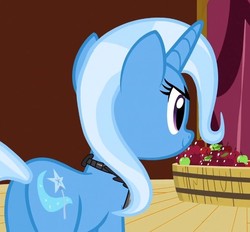 Size: 667x618 | Tagged: safe, screencap, trixie, pony, g4, magic duel, butt, cropped, female, mare, plot