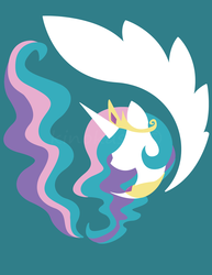 Size: 2550x3300 | Tagged: safe, artist:kinokashi, part of a set, princess celestia, g4, emblem of harmony, female, minimalist, phone wallpaper, solo, watermark