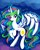 Size: 819x1024 | Tagged: safe, artist:renaifoxi, princess celestia, alicorn, pony, g4, female, flying, mare, solo