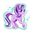 Size: 800x800 | Tagged: safe, artist:dun, starlight glimmer, g4, female, levitation, magic, self-levitation, solo, telekinesis