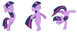 Size: 8000x3600 | Tagged: safe, artist:yanoda, twilight sparkle, pony, unicorn, g4, the crystal empire, ballet, dancing, eyes closed, female, mare, multeity, pose, simple background, solo, transparent background, unicorn twilight, vector