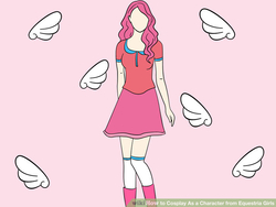 Size: 728x546 | Tagged: safe, pinkie pie, equestria girls, g4, clothes, costume, no face, wikihow