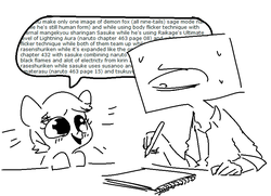 Size: 809x587 | Tagged: safe, artist:nobody, oc, oc only, oc:nobby, human, dialogue, female, filly, monochrome, request, sweat