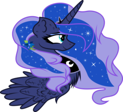 Size: 6789x6198 | Tagged: safe, artist:8-notes, princess luna, g4, absurd resolution, female, simple background, solo, transparent background