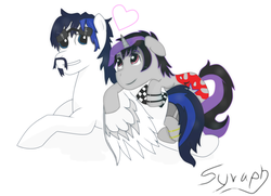 Size: 2048x1485 | Tagged: safe, artist:syruph, oc, oc only, gay, heart, male, oc x oc, shipping