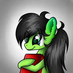 Size: 2500x2500 | Tagged: safe, artist:twotiedbows, oc, oc only, high res, holding hooves, smiling, solo