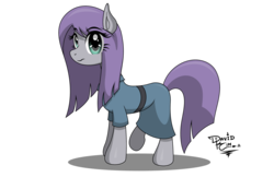 Size: 3400x2200 | Tagged: safe, artist:mcflurrylazermuffin, maud pie, g4, clothes, female, high res, simple background, solo, transparent background
