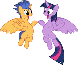 Size: 9555x7980 | Tagged: safe, artist:osipush, flash sentry, twilight sparkle, alicorn, pony, g4, absurd resolution, eye contact, female, flying, looking at each other, male, mare, open mouth, prince flash sentry, race swap, ship:flashlight, shipping, simple background, smiling, spread wings, stallion, straight, this will end in an alicorn baby stronger than flurry heart, twilight sparkle (alicorn), underhoof, white background, wide eyes, wings