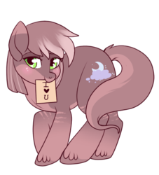 Size: 464x512 | Tagged: safe, artist:lulubell, oc, oc only, earth pony, pony, female, mare, simple background, solo, transparent background