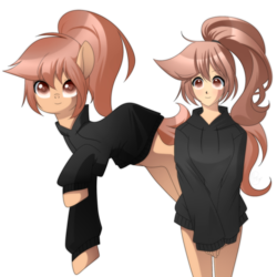 Size: 1620x1621 | Tagged: safe, artist:haydee, oc, oc only, earth pony, human, clothes, duo, female, human ponidox, humanized, mare, sweater