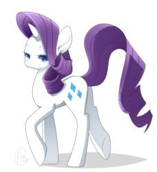 Size: 1417x1553 | Tagged: safe, artist:haydee, rarity, pony, g4, female, simple background, solo, transparent background